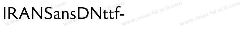 IRANSansDNttf字体转换