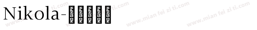 Nikola字体转换