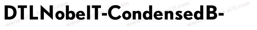 DTLNobelT-CondensedB字体转换