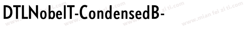 DTLNobelT-CondensedB字体转换