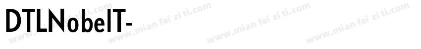 DTLNobelT字体转换