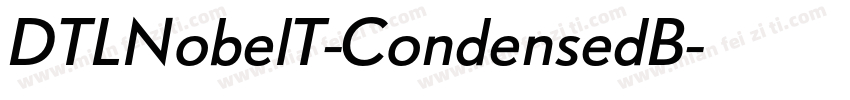 DTLNobelT-CondensedB字体转换