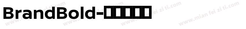 BrandBold字体转换