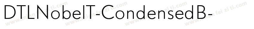 DTLNobelT-CondensedB字体转换