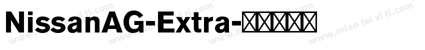 NissanAG-Extra字体转换