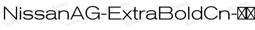 NissanAG-ExtraBoldCn字体转换