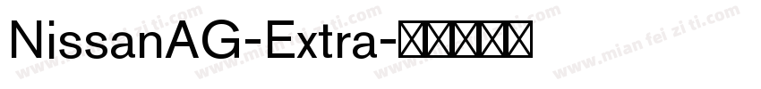NissanAG-Extra字体转换