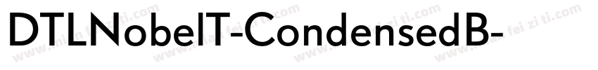 DTLNobelT-CondensedB字体转换