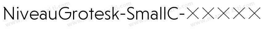 NiveauGrotesk-SmallC字体转换