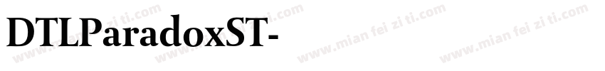 DTLParadoxST字体转换