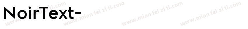 NoirText字体转换