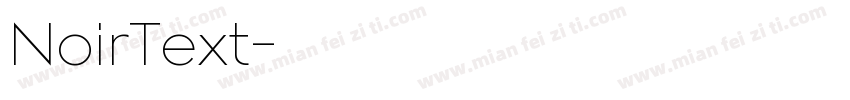 NoirText字体转换
