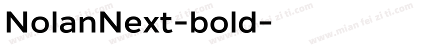 NolanNext-bold字体转换