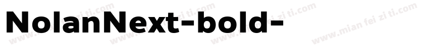 NolanNext-bold字体转换