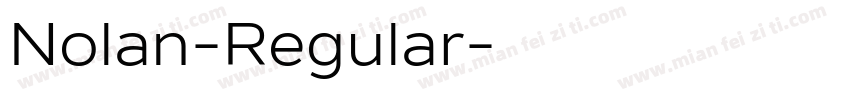 Nolan-Regular字体转换