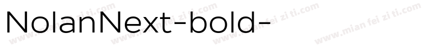 NolanNext-bold字体转换