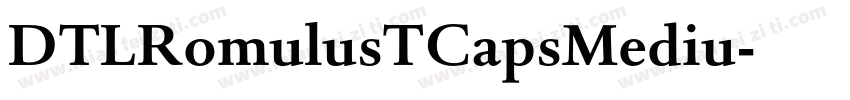 DTLRomulusTCapsMediu字体转换