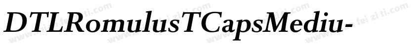 DTLRomulusTCapsMediu字体转换