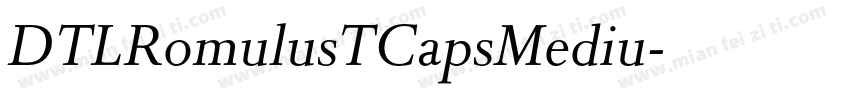 DTLRomulusTCapsMediu字体转换