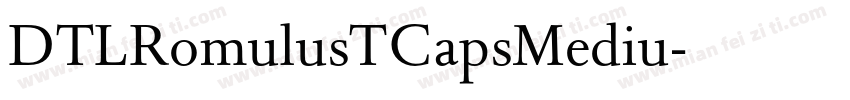 DTLRomulusTCapsMediu字体转换