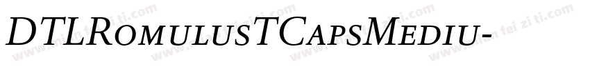 DTLRomulusTCapsMediu字体转换