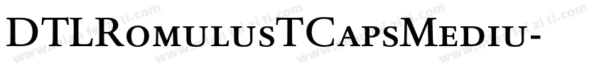 DTLRomulusTCapsMediu字体转换