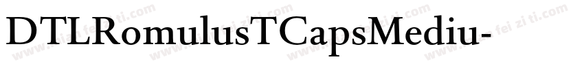 DTLRomulusTCapsMediu字体转换