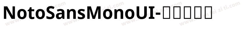 NotoSansMonoUI字体转换