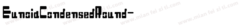 EunoiaCondensedRound字体转换