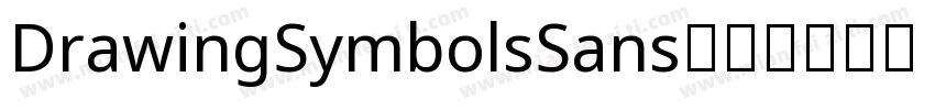 DrawingSymbolsSans字体转换