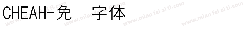 CHEAH字体转换