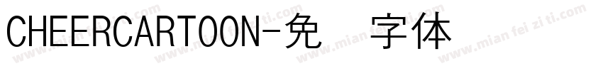 CHEERCARTOON字体转换