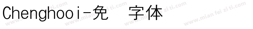 Chenghooi字体转换