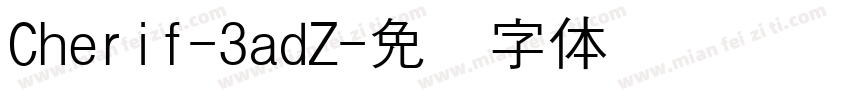Cherif-3adZ字体转换