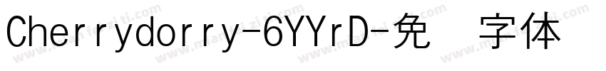 Cherrydorry-6YYrD字体转换