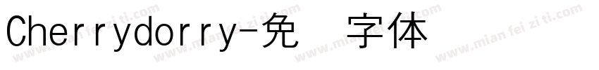 Cherrydorry字体转换