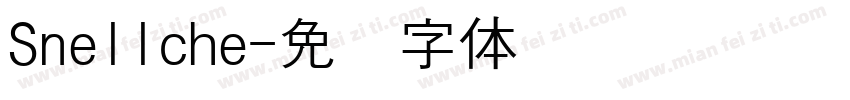 Snellche字体转换