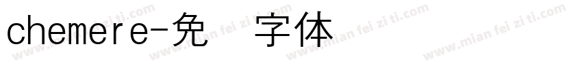 chemere字体转换