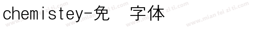 chemistey字体转换