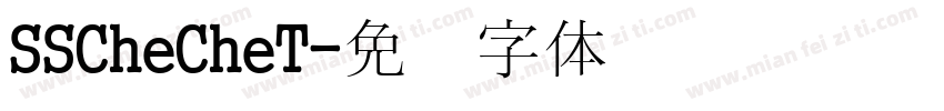 SSCheCheT字体转换