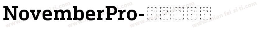 NovemberPro字体转换