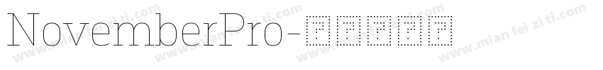 NovemberPro字体转换