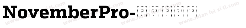 NovemberPro字体转换