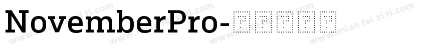 NovemberPro字体转换