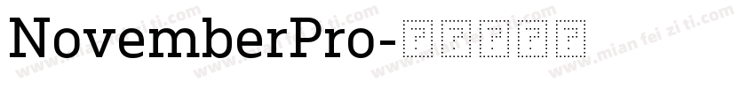 NovemberPro字体转换