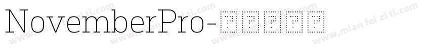 NovemberPro字体转换