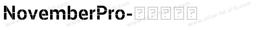 NovemberPro字体转换