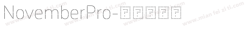 NovemberPro字体转换