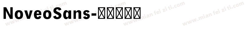 NoveoSans字体转换