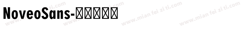 NoveoSans字体转换